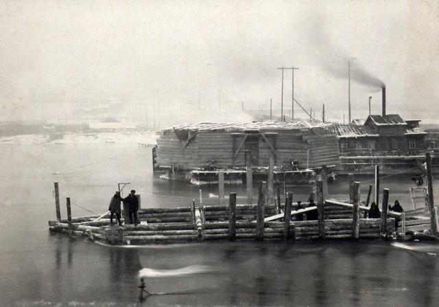 Ряж №1 установлен на место. 23 ноября 1934г.