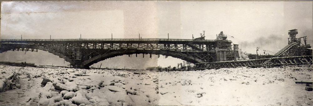 Общий вид постройки. Январь 1936г.