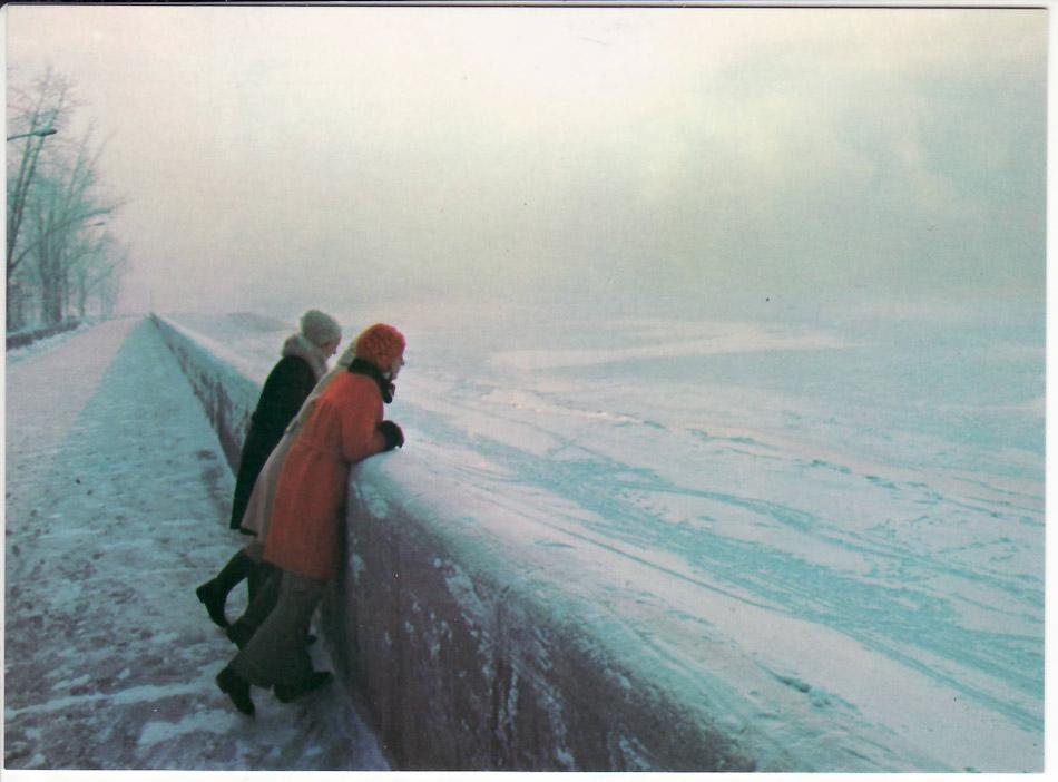 Иркутск. Река Ангара. 1980-е годы
