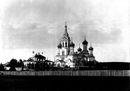 Вознесенский монастырь в окрестностях Иркутска. Начало XX в. Автор неизвестен. Из коллекции БАБР.RU