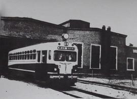  1953 г. МТВ - 82. Один из трех первых прибываших в Ангарск трамвайных вагонов.