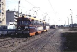 1993 г. РВЗ - 6. В двойной сцепке. Использовалась до начала 2000-х.