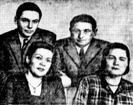 Артисты Ленинградского театра эстрады
А. Журавлева, Э. Шор, Г. Орлов, М. Кудрин