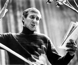 Евгений Евтушенко с творческим отчетом