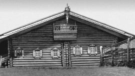 Изба в деревне Кырканда Архангельской области. 19 в.