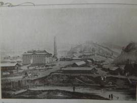 Неизвестный художник 1880-х годов. Вид Ново-Александровского винокуренного завода М.Д. Бутина 