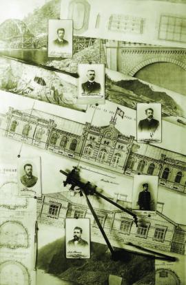 Лист из альбома «Постройка Кругобайкальской ЖД». ИОКМ