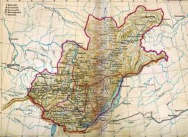 Карта Восточной Сибири. Нач. XIX в.