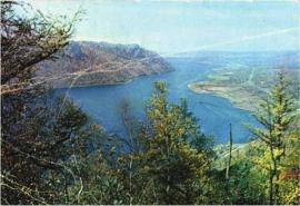 Ангара у Листвянки. Открытка 60-х годов