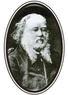 Василий Николаевич Баснин (1799 — 29.01.1876) иркутский купец первой гильдии, меценат, общественный деятель. С его именем принято связывать расцвет бильярда в Иркутске. Фото 1860-х
