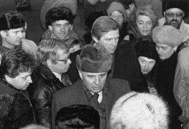 Михаил Сергеевич Горбачев в Иркутске