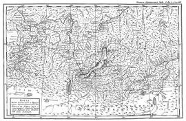 Карта озера Байкал П.С. Палласа.