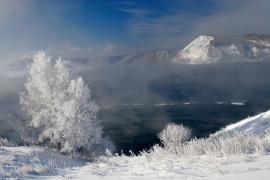 Байкальская зима. Фото Бориса Слепнёва

