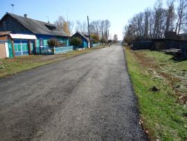 Улица села Голуметь