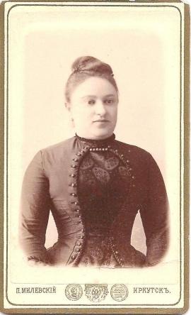 Рафильзон Александра Рафаиловна 1890. Иркутск. Ф-ф П.А. Милевский
