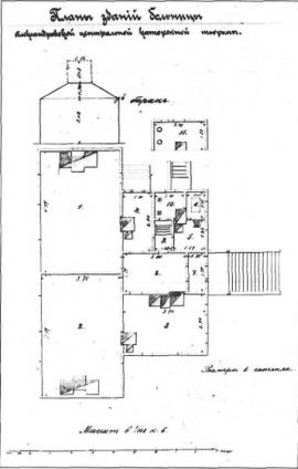План зданий больницы. Нач. 1890-х гг. ГАИО
