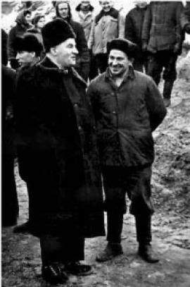 Главный инженер Братскгэсстроя А.М. Гиндин. Источник: imenabratska.ru