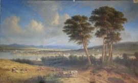 Егор Мейер, Виктор Резанов. Вид города Иркутска. 1868 год. ИОХМ