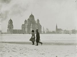 1919 год. Вид на Казанский собор