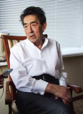 Юрий  Ножиков в день своего 75-летнего юбилея. Он очень болел, но старался никому этого не показывать. 